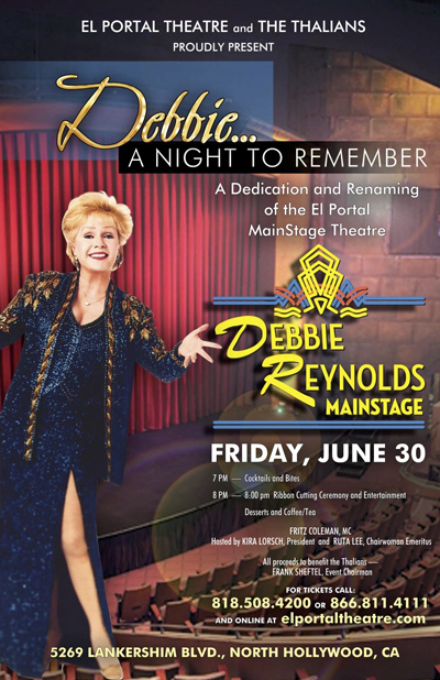 El Portal Theatre Debbie Reynolds