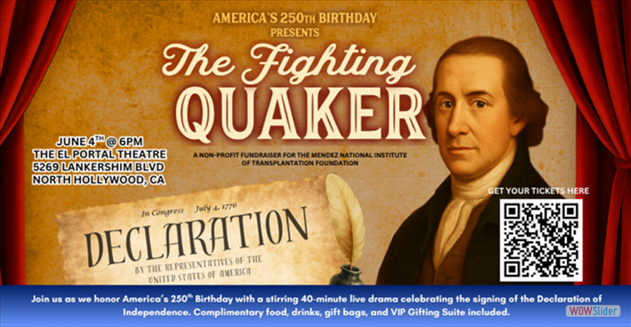 El Portal Theatre l The Fighting Quaker